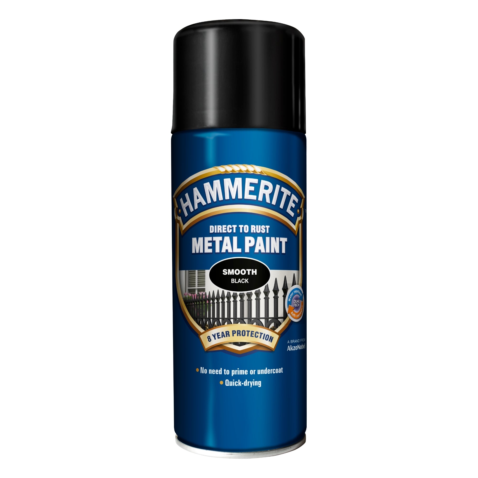 Hammerite Smooth Finish Spray - Sort