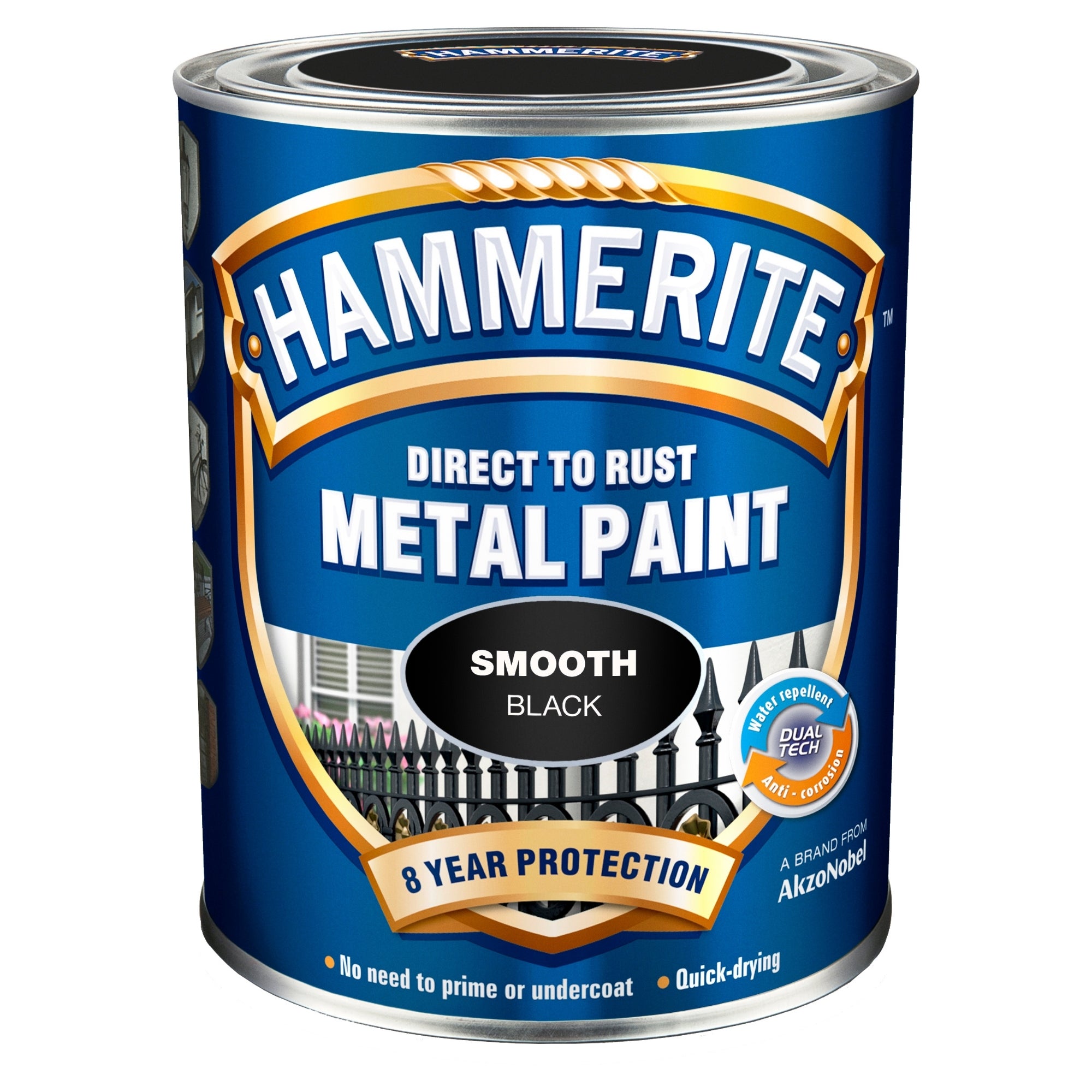 Hammerite Smooth Finish - Sort