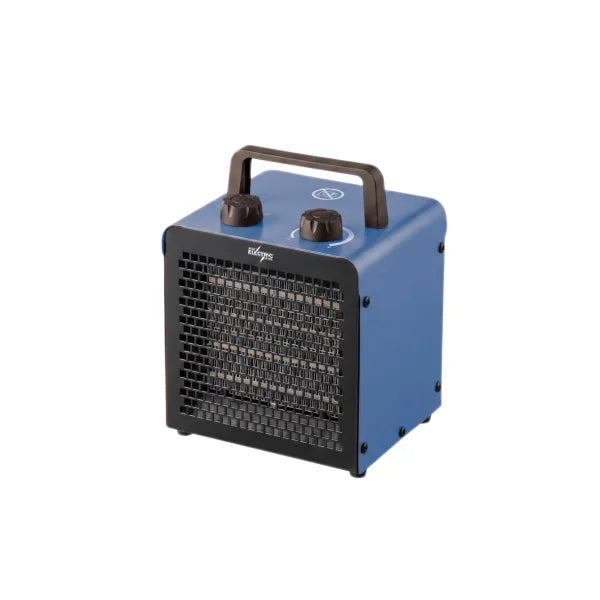 BLUE ELECTRIC varmeblæser 2KW 230V Keramisk
