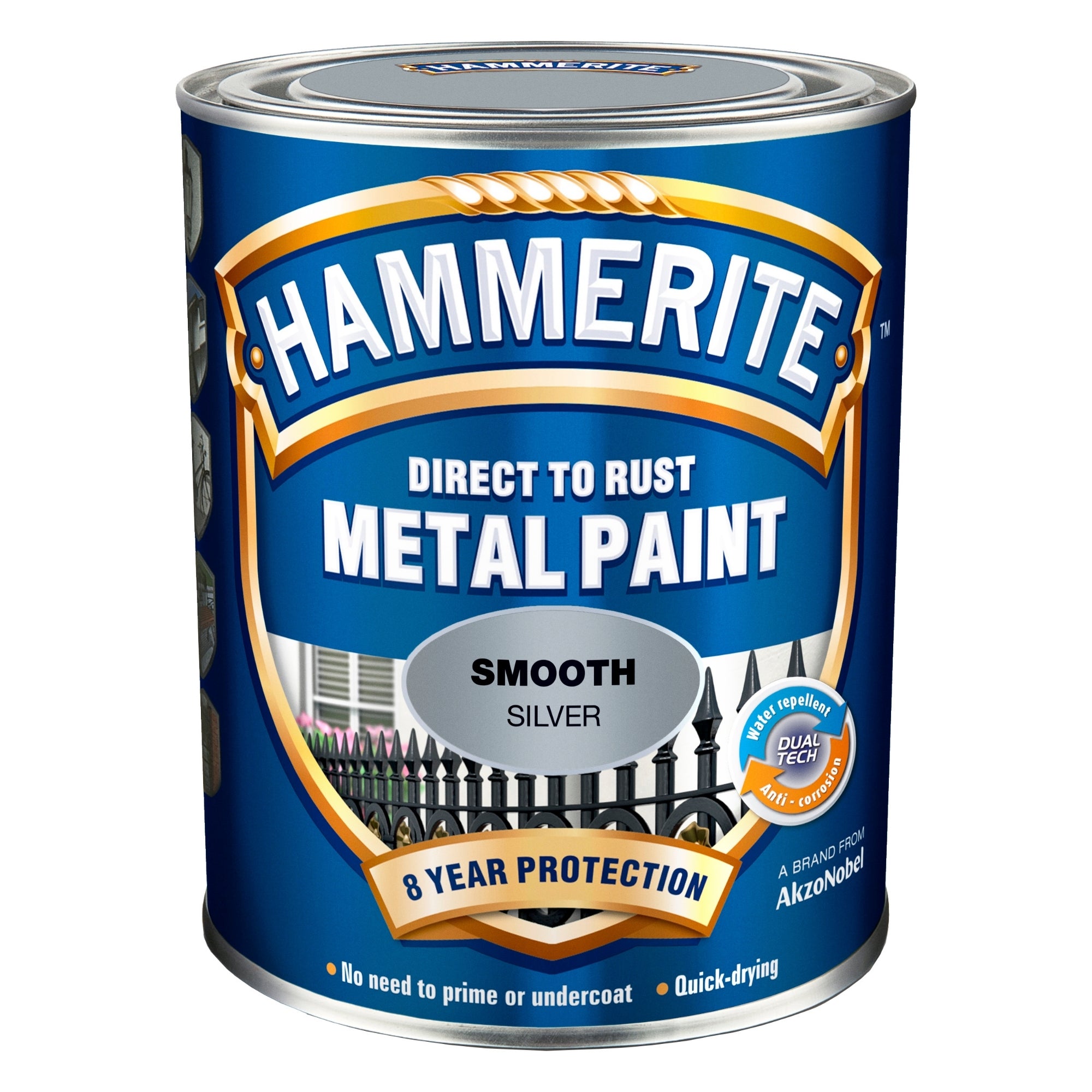 Hammerite Smooth Finish - Sølv