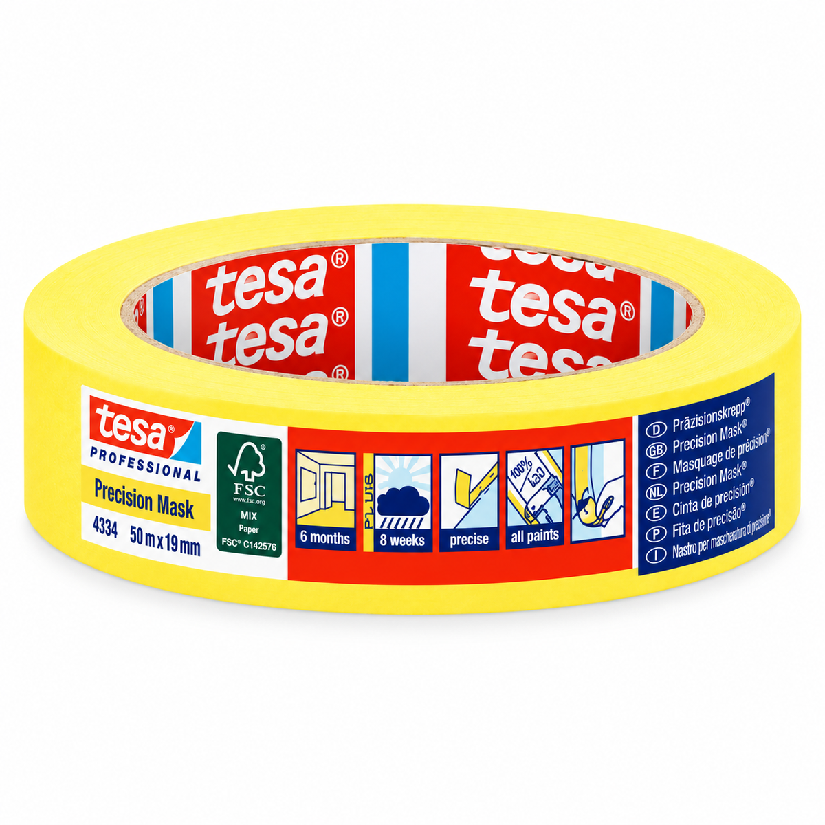 Tesa Professional Precision Mask Tape 50 Meter x 19mm