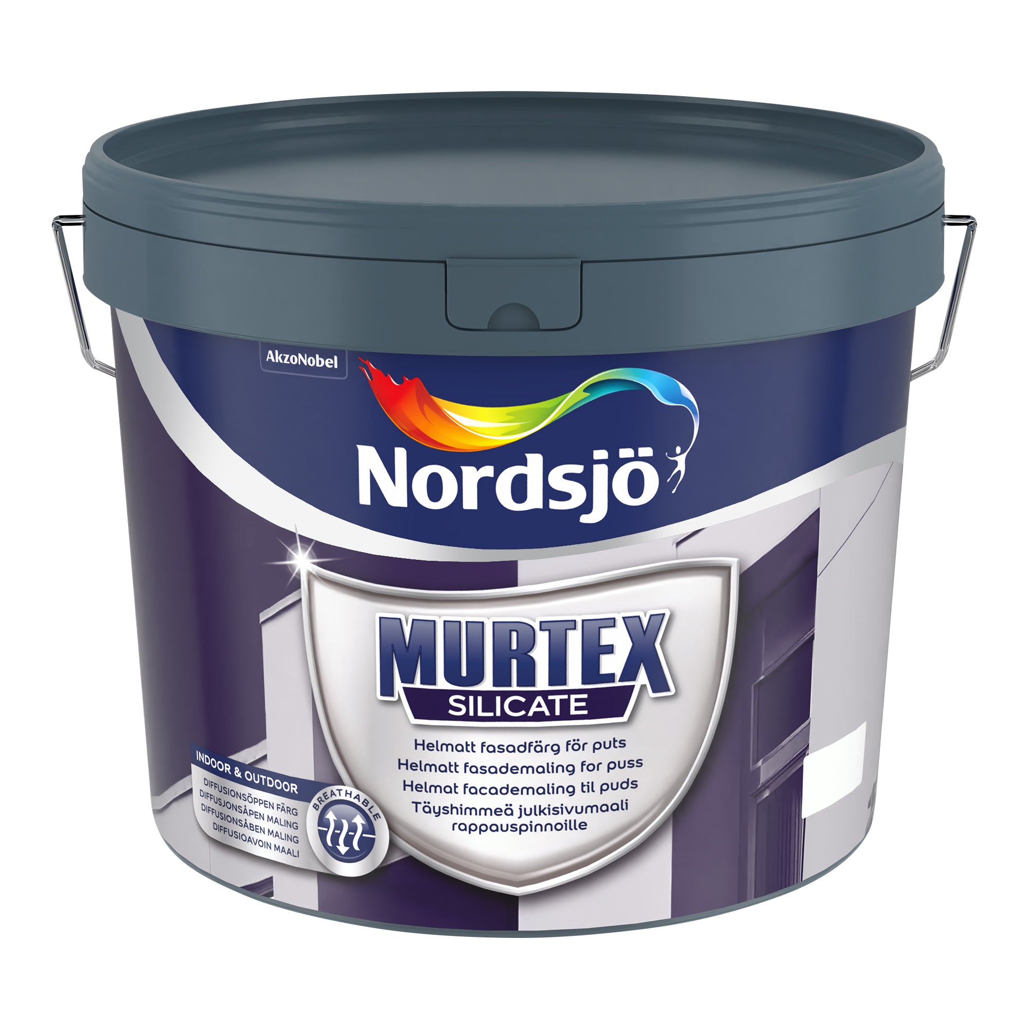 Nordsjö Murtex Silicate - Hvid Ude og Indvendigt brug
