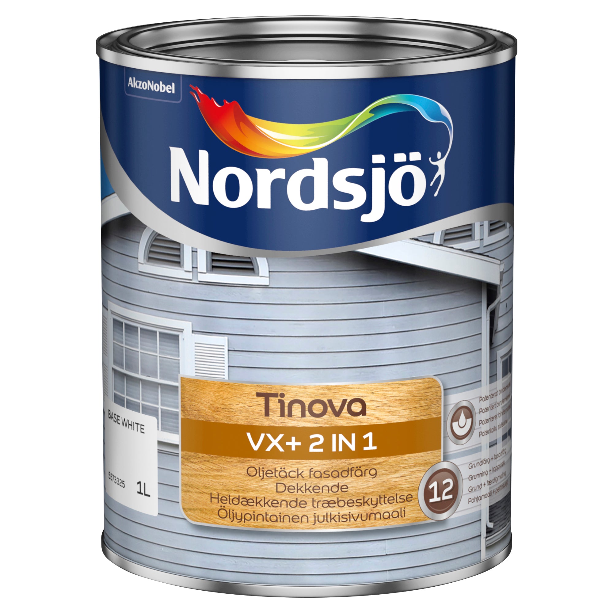 Nordsjö Tinova Vx+ 2 In 1 - Hvid