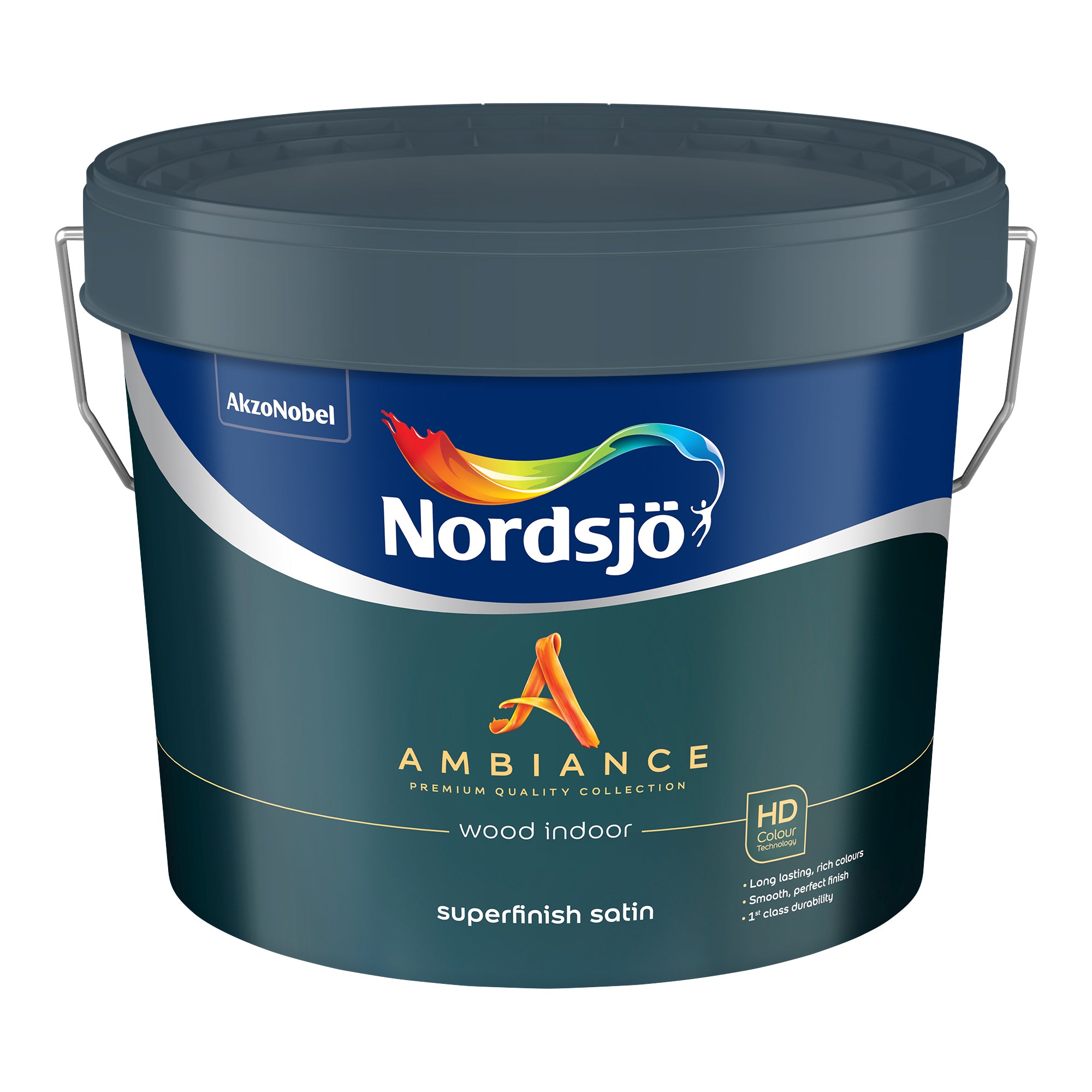 Nordsjö Ambiance Træmaling Superfinish Satin 40 - Hvid