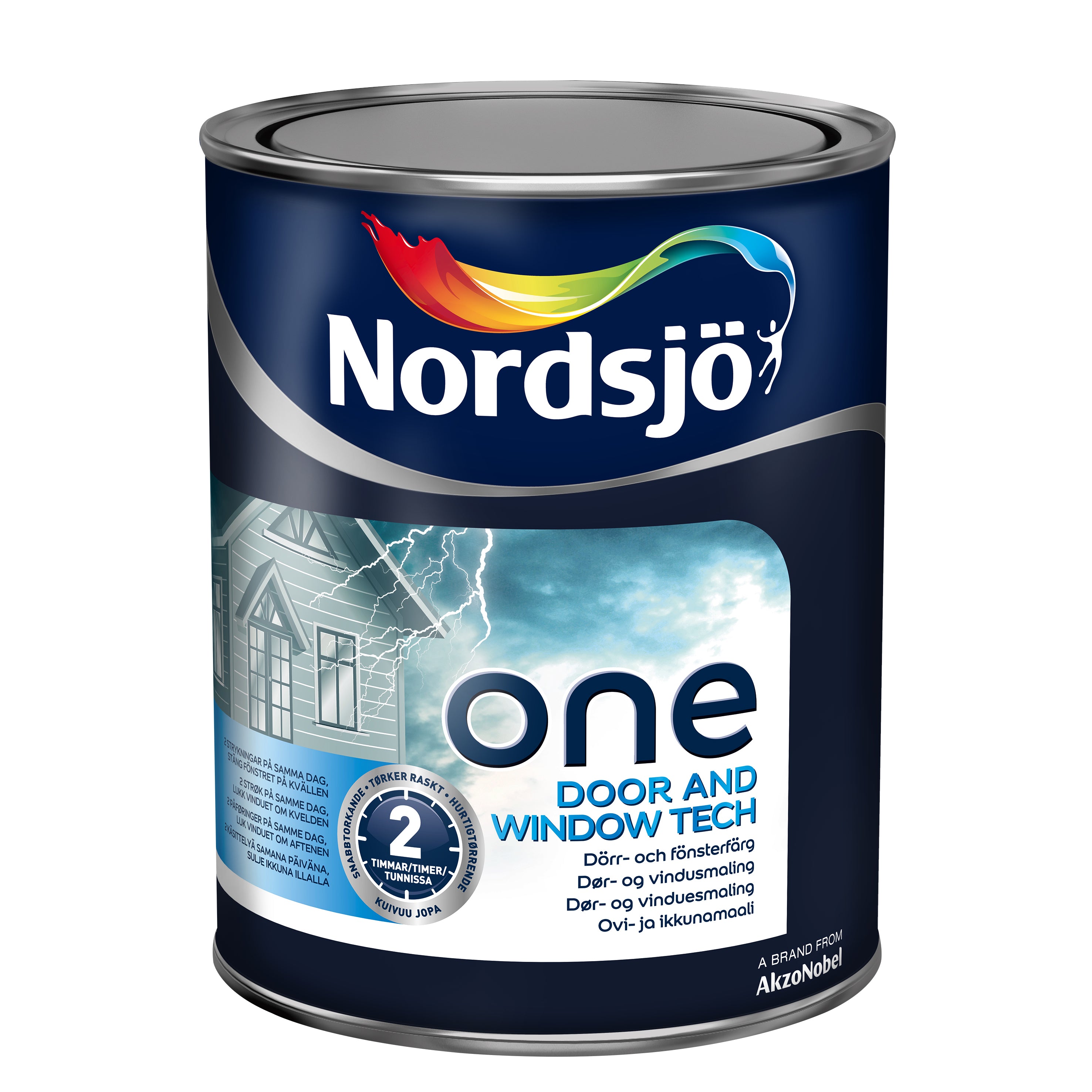 Nordsjö One Door & Window Tech - 337 Sort