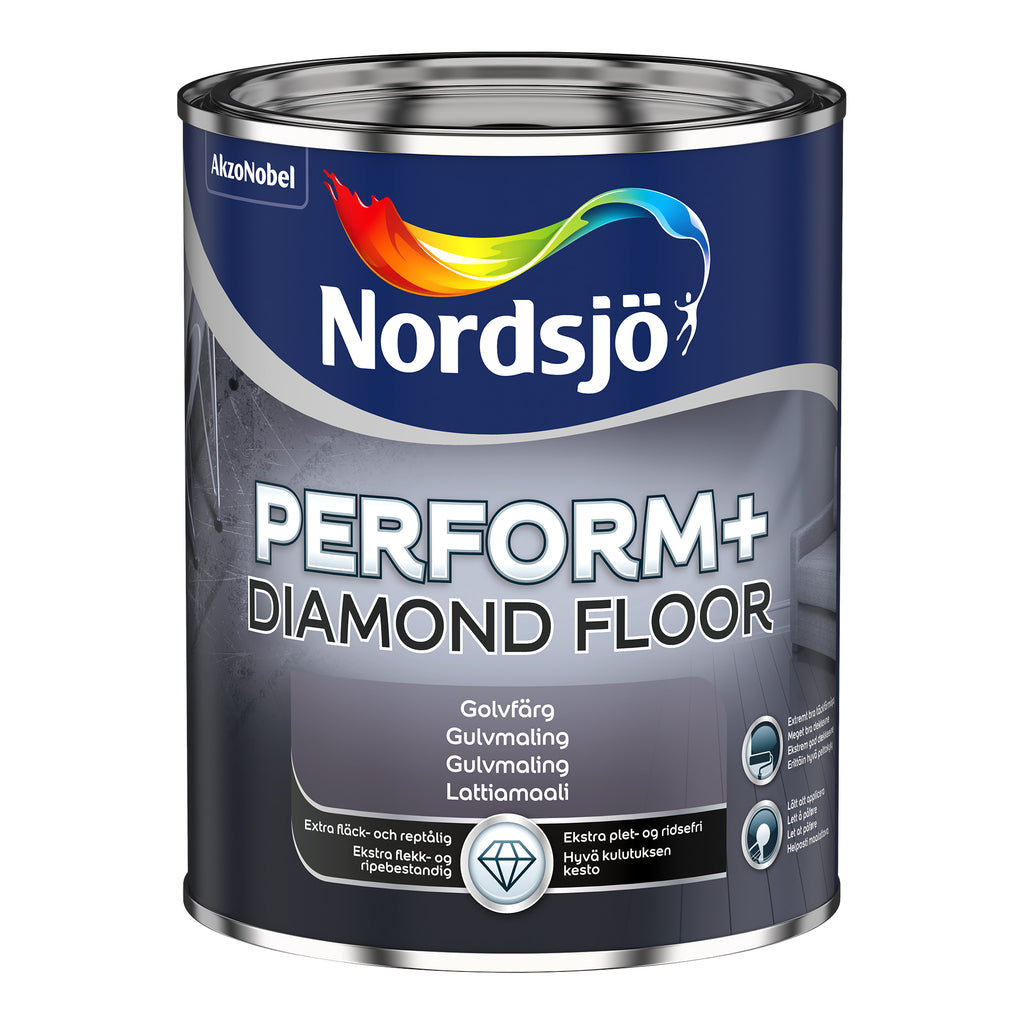 Nordsjö Perform+ Diamond Floor 40 - Hvid