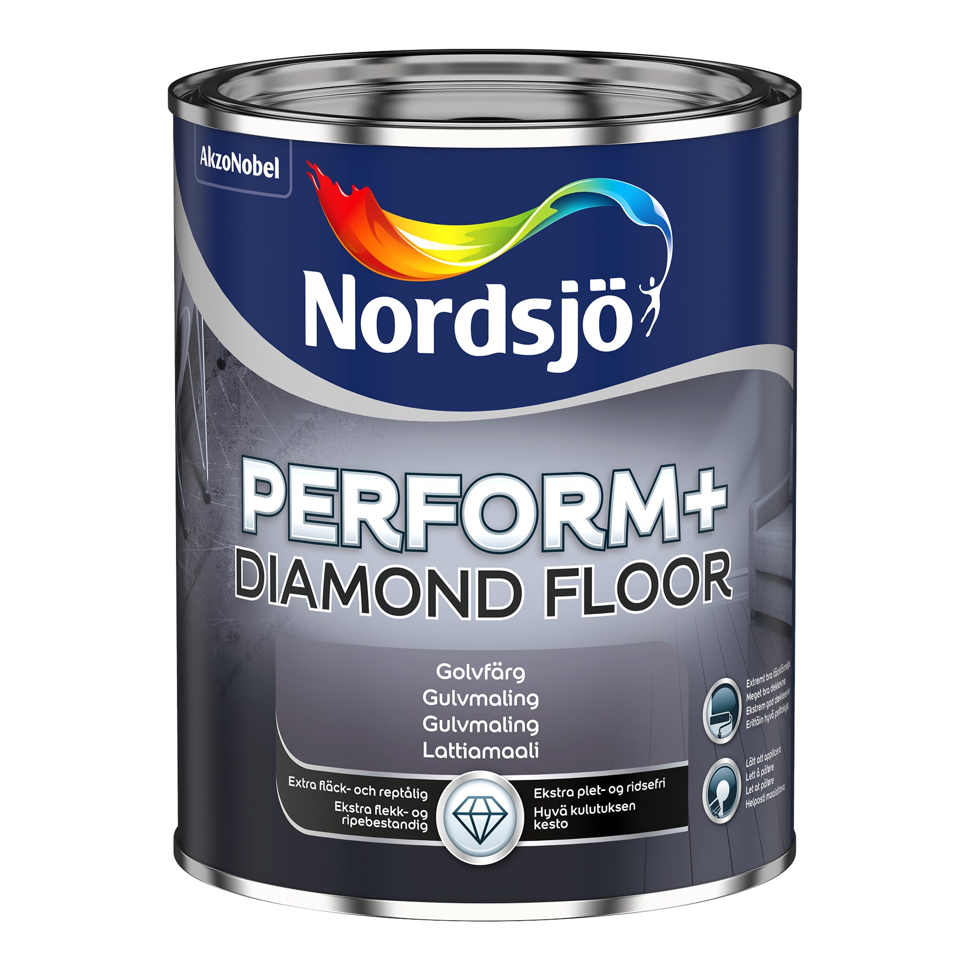 Nordsjö Perform+ Diamond Floor 40 - Hvid