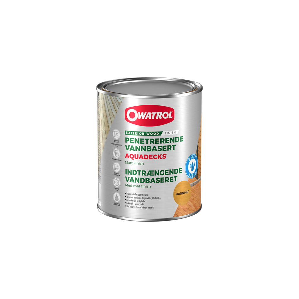 Owatrol Aquadecks Vandbaseret træ finish Til Altan Og Terrasse