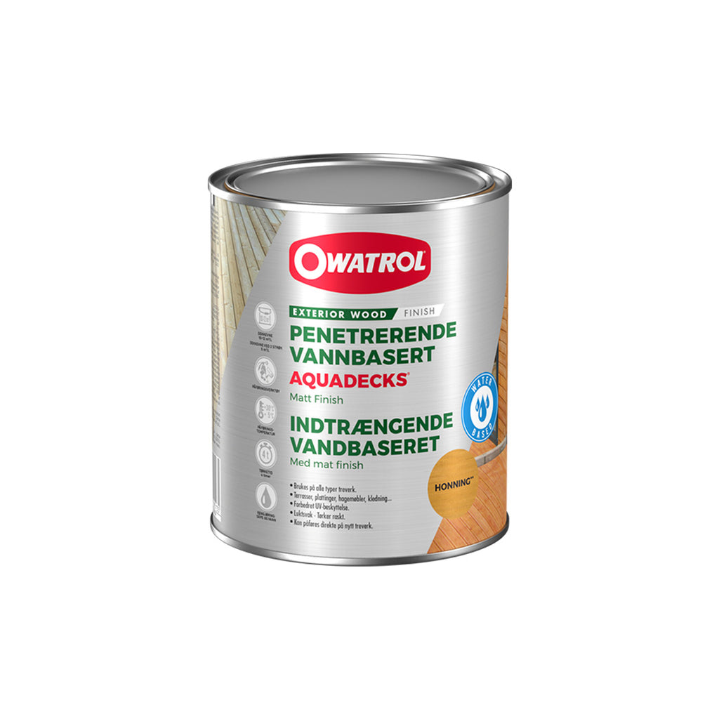 Owatrol Aquadecks Vandbaseret træ finish Til Altan Og Terrasse
