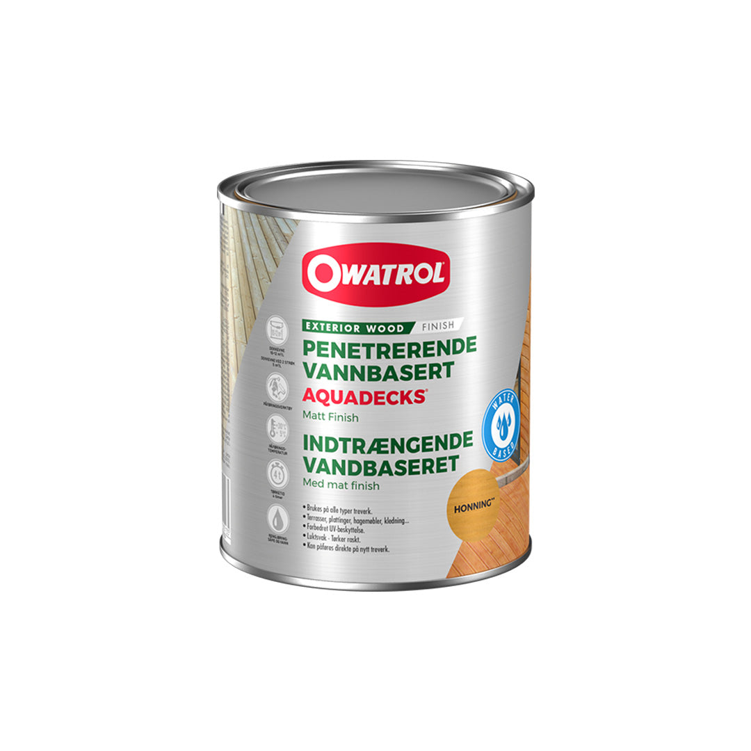 Owatrol Aquadecks Vandbaseret træ finish Til Altan Og Terrasse