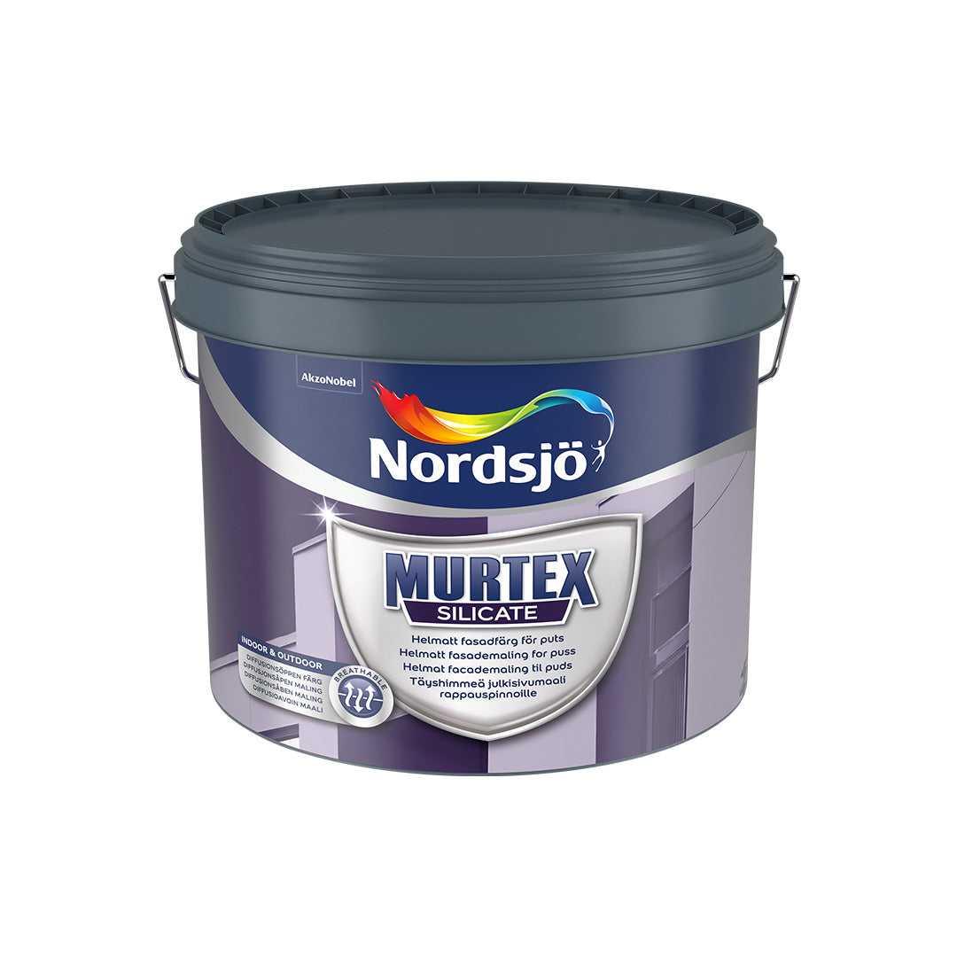 Nordsjö Murtex Silicate - Hvid Ude og Indvendigt brug