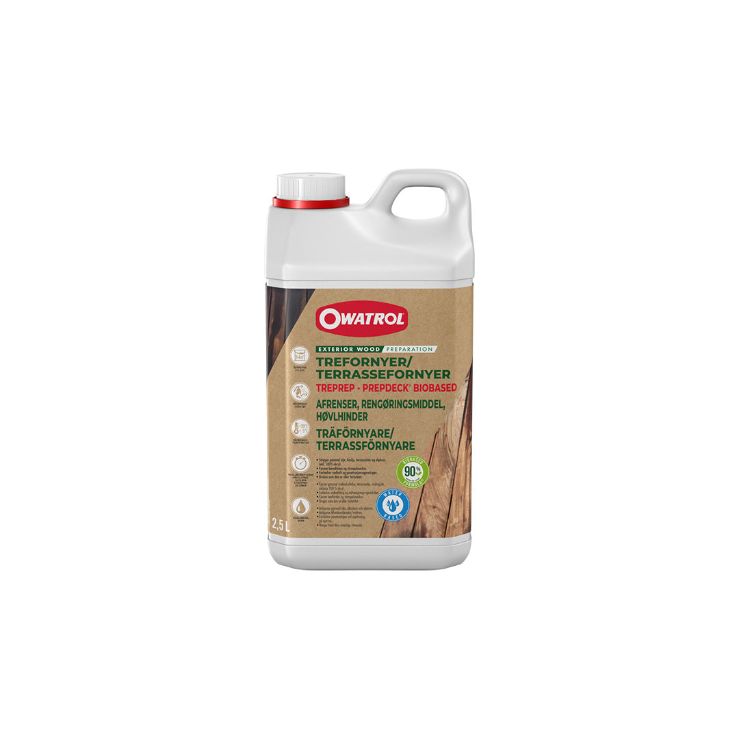 Owatrol Træprep Træ og Terrassefornyer 2,5 Liter