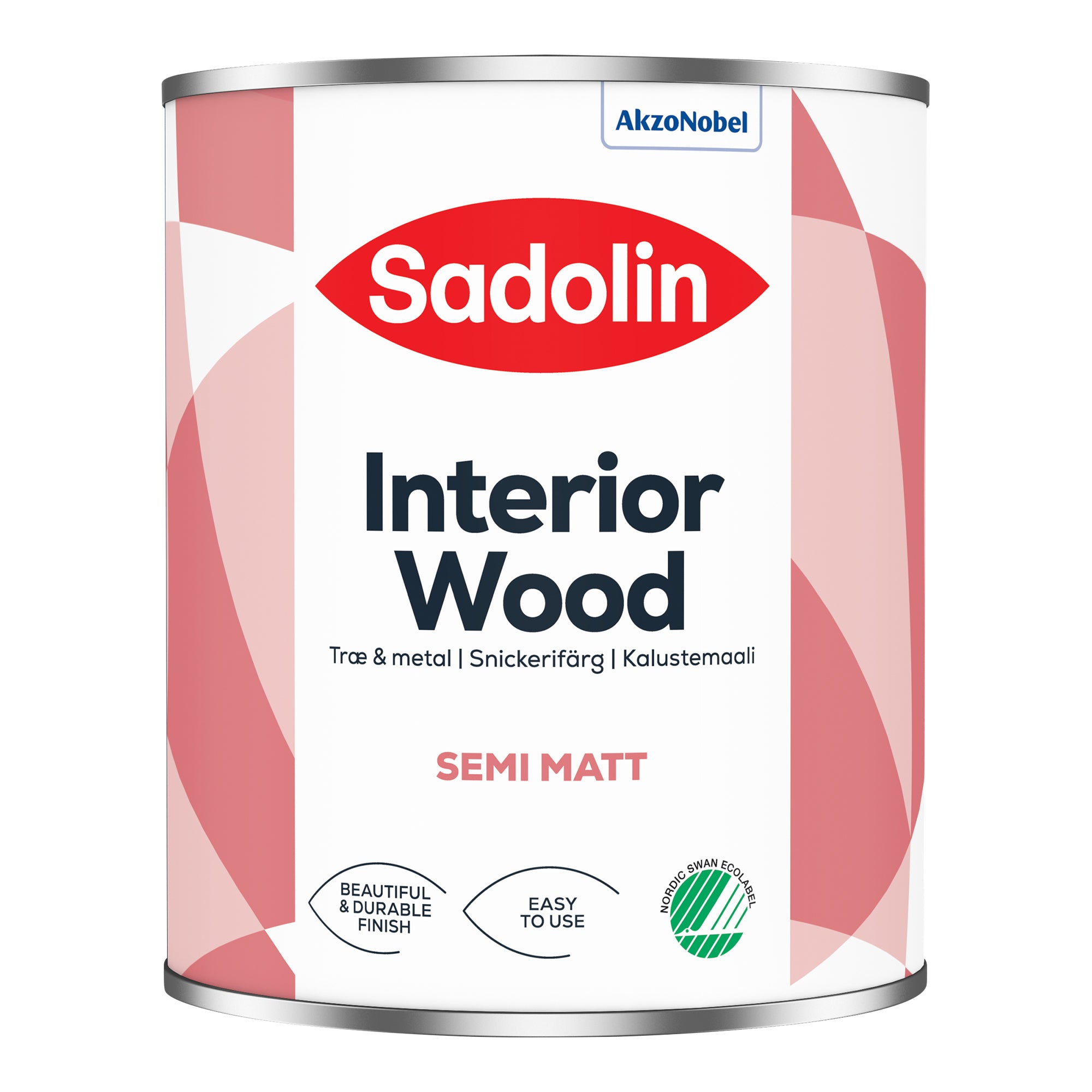 Sadolin Interiør Træ Halvmat - Hvid