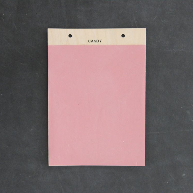 Fácil indfarvet sandspartel Candy (Lyserød) inkl. 1 liter finish