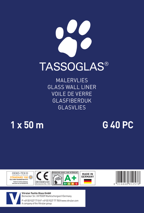 TASSO Grundet glasfilt 80Gram 50x1 Meter