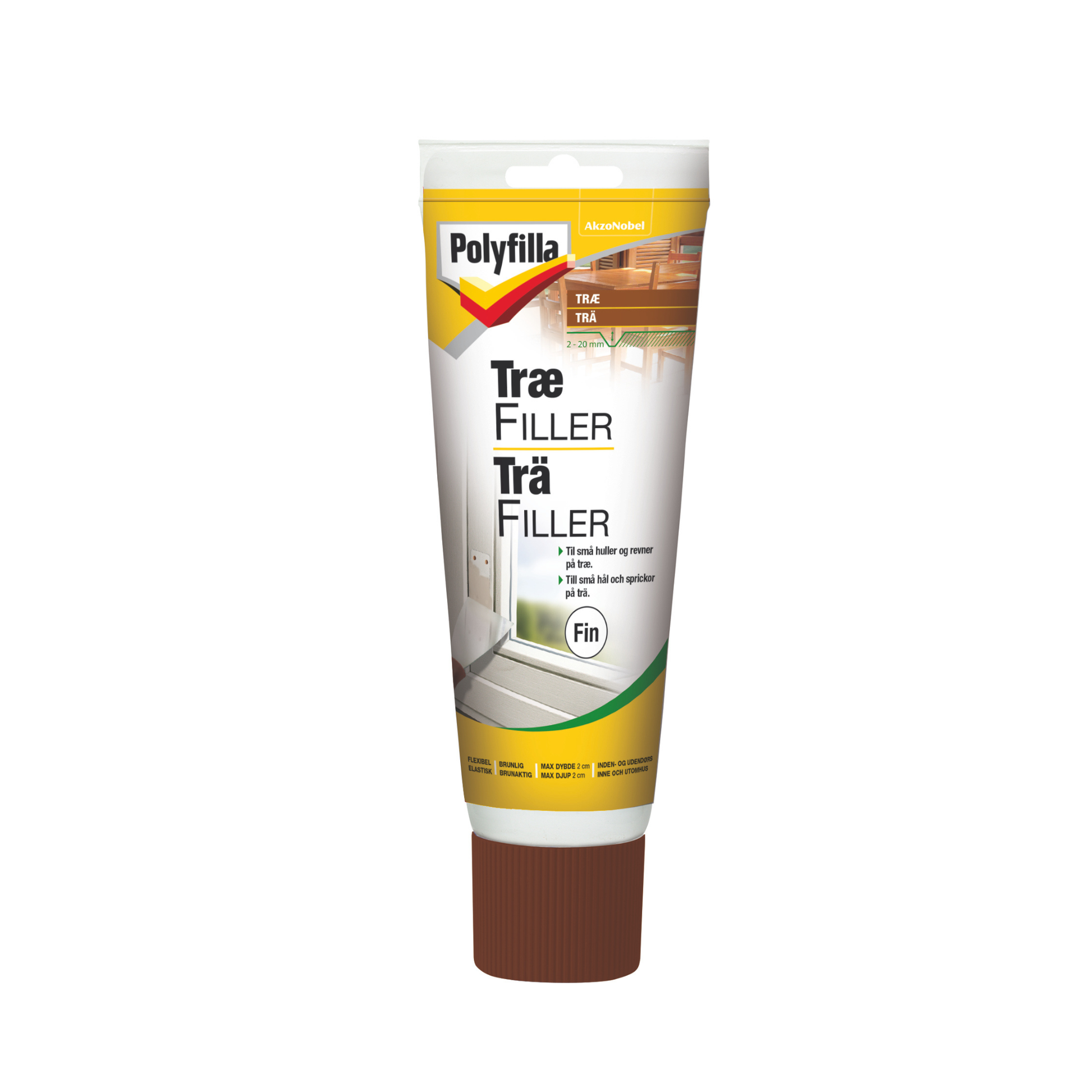Polyfilla Træfiller Fin 330 Gr