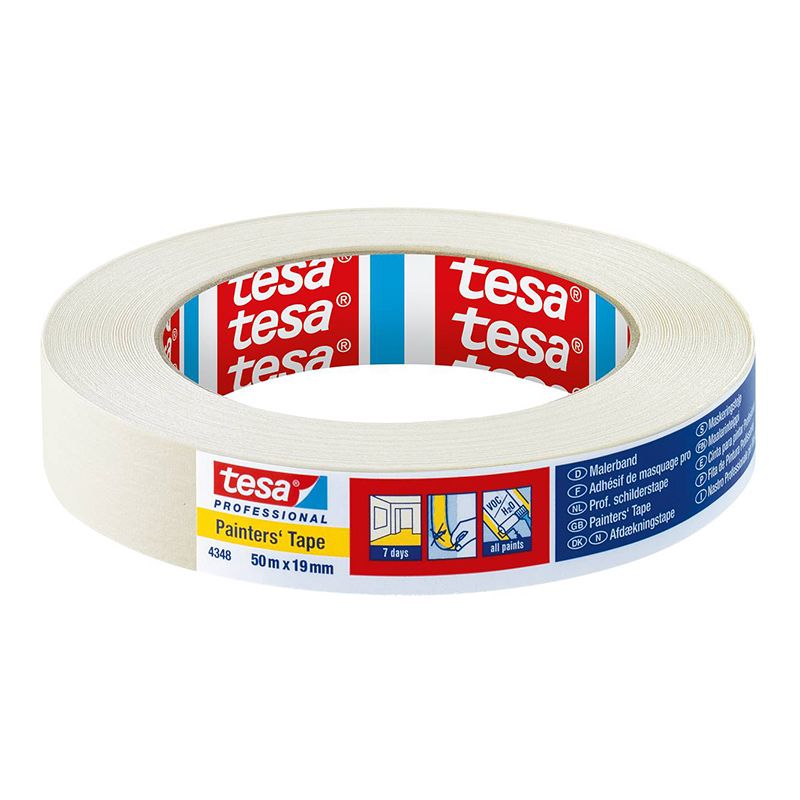 Tesa 7 dages Afdæknings Tape 19mm - 50 Meter