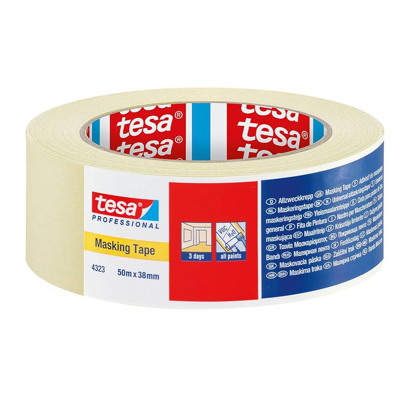 Tesa 7 dages Afdæknings Tape 50mm - 50 Meter