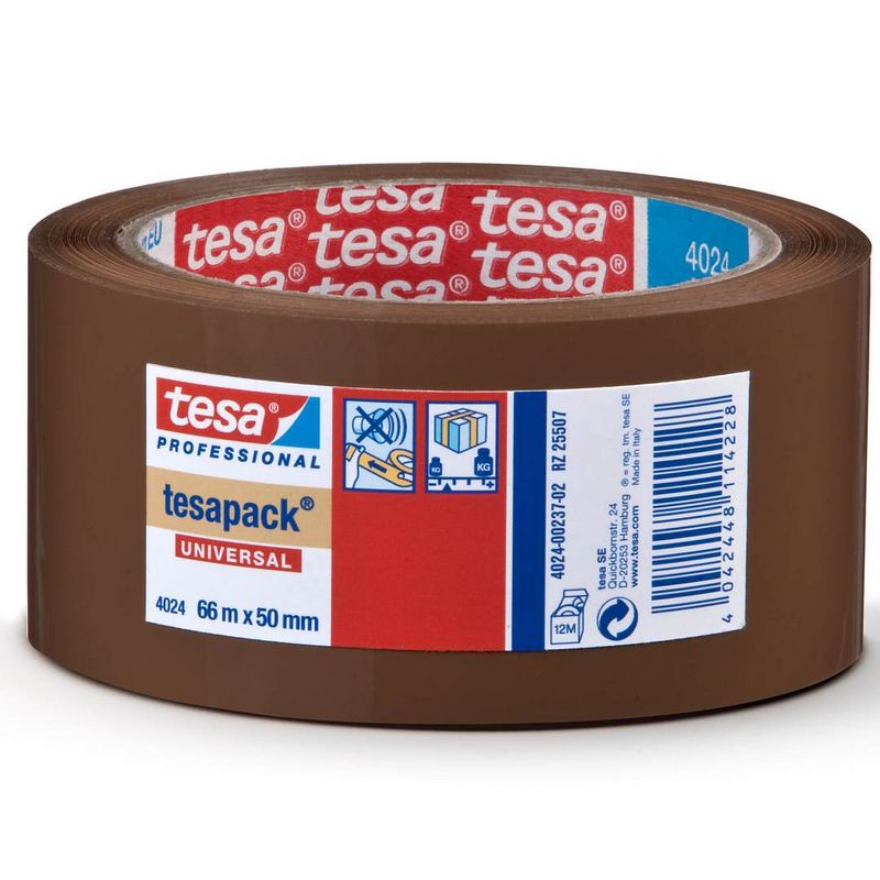 Tesa Emballagetape Tape brun 50mm – 66 Meter