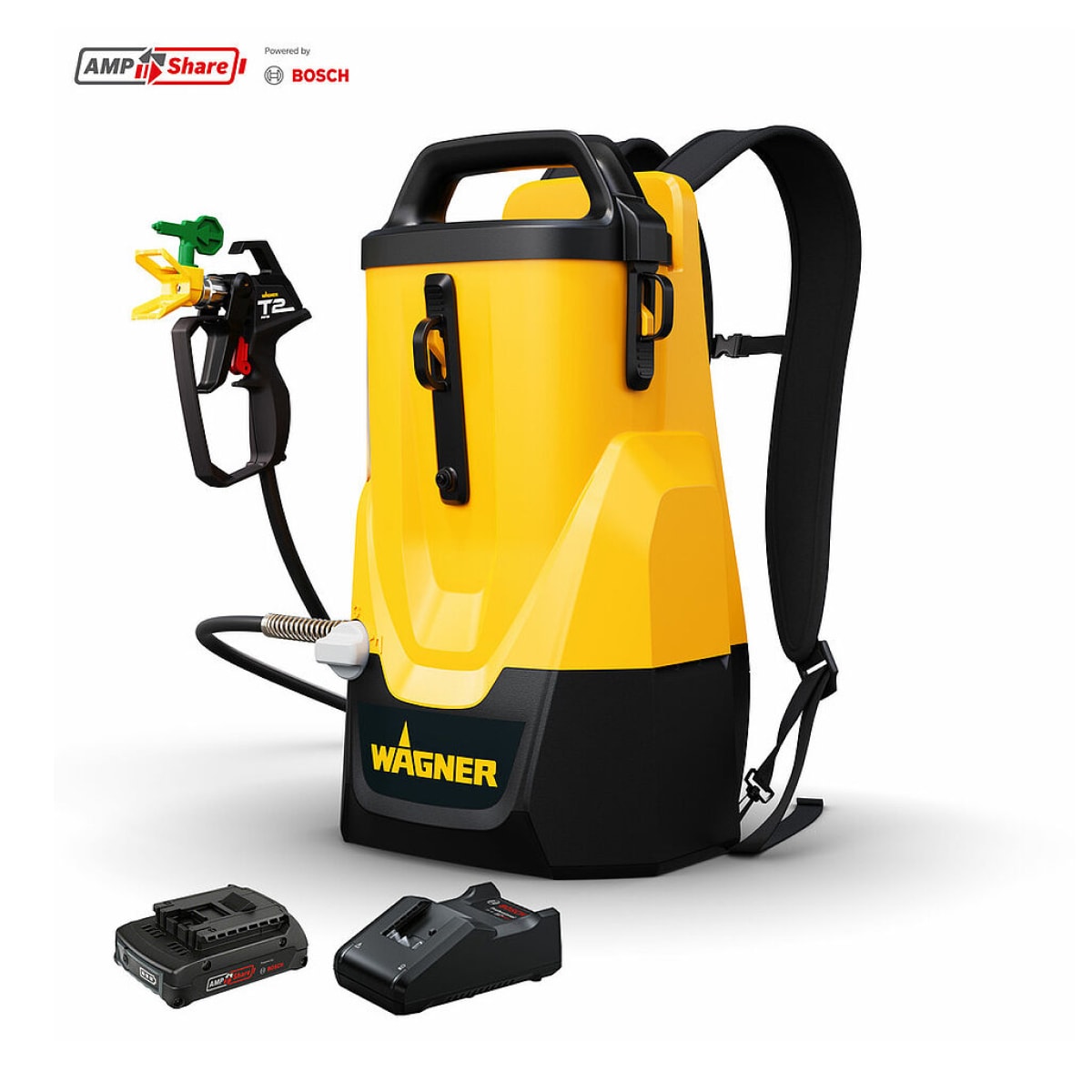 Wagner Control Pro 300 Move 7,5m slange 1 stk batteri inkl oplader