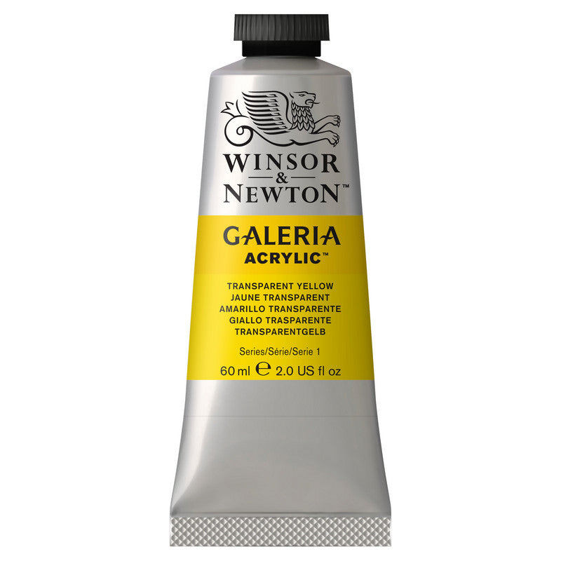 Winsor & Newton Galeria Transparent Yellow Akrylfarve 653 60 ml