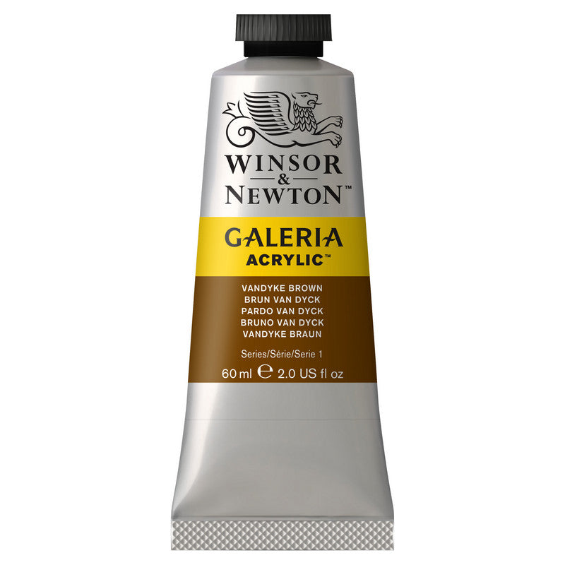 Winsor & Newton Galeria Vandyke Brown Akrylfarve 676 60 ml