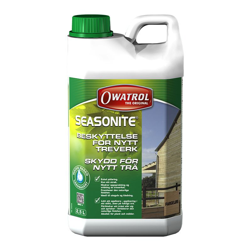 Owatrol Seasonite Træbeskyttelse til frisk træ 2,5 Liter